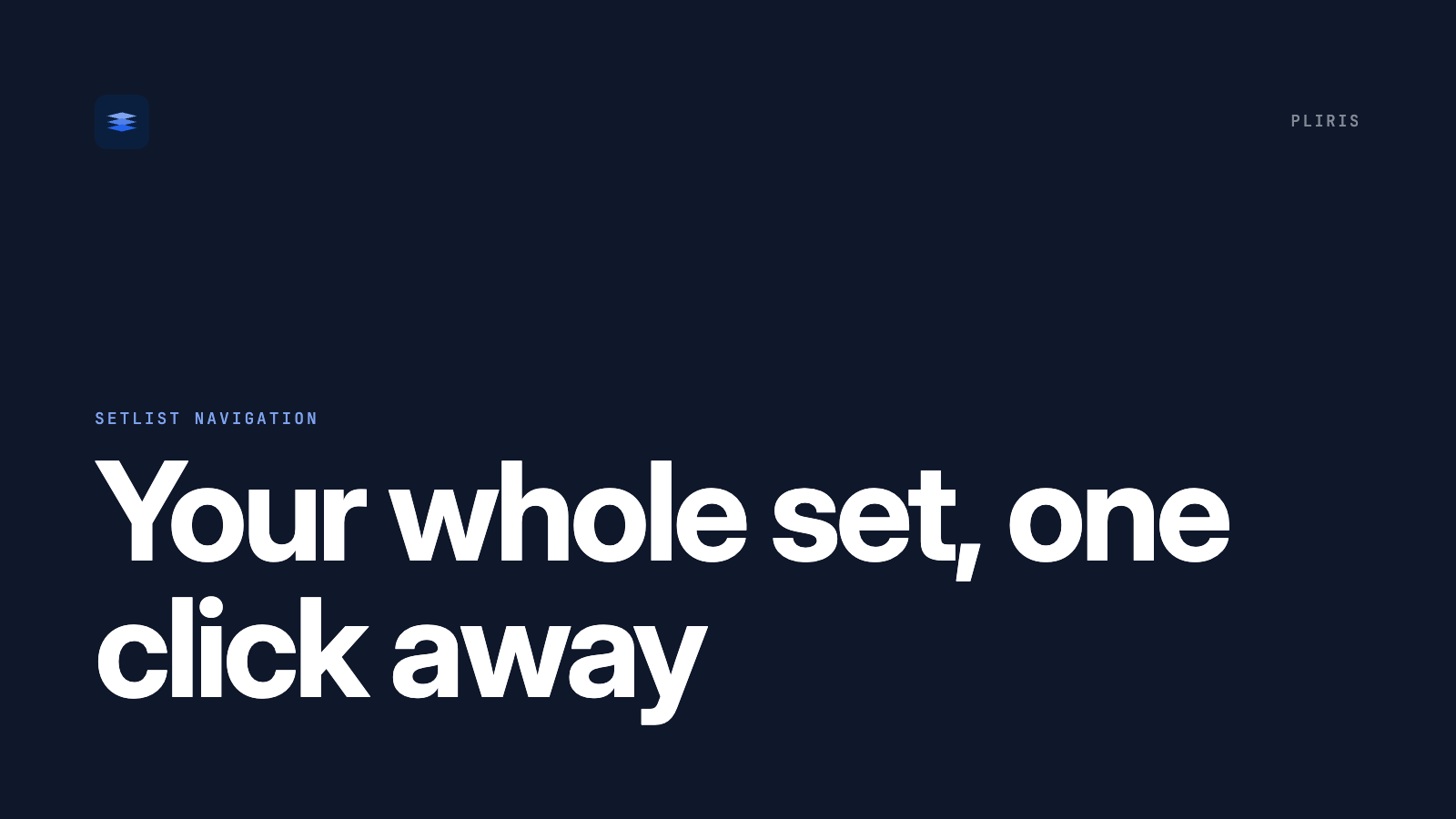 Your whole set, one click away